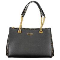 Guess Jeans Black Polyethylene Handbag - GU-23434