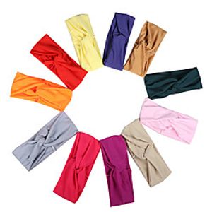 european and american amazon new solid color cross hair lead headband ladies headbands sports antiperspirant headband hair accessories Lightinthebox