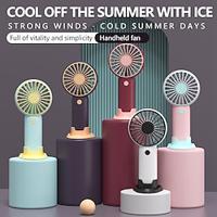 Detachable Base USB Rechargeable Desktop Fans for Office Study Outdoors Home Cute Mini Portable Fan with Mobile Phone Holder Lightinthebox