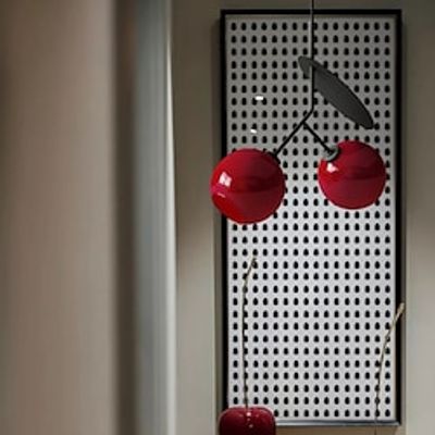 Pendant Lamp Postmodern Double-headed Creative Cherry Design Chandelier, Personalized Glass  Metal Pendant Lights for Children's Room, Bedroom, Living Room, Dining Room, Hotel Club Restaurant Lightinthebox