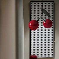 Pendant Lamp Postmodern Double-headed Creative Cherry Design Chandelier, Personalized Glass  Metal Pendant Lights for Children's Room, Bedroom, Living Room, Dining Room, Hotel Club Restaurant Lightinthebox - thumbnail