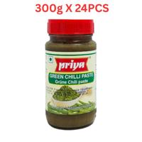 Priya Green Chilli Paste 300g Pack of 24