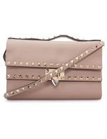 Rockstud Grainy Crossbody Bag - Powder Pink - thumbnail