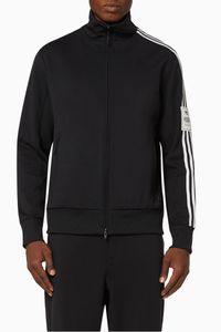 M 3 Striped Nylon Jacquard Track Jacket
