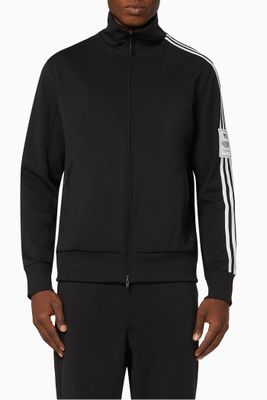 M 3 Striped Nylon Jacquard Track Jacket