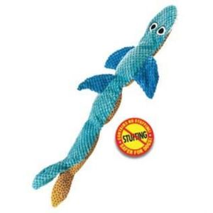 Petstages Stuffing Free Floppy Shark Plush Dog Toy