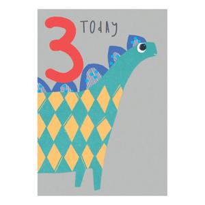 Pigment Kooky Sticks Dinosaur 3 Today Greeting Card (130 x 176mm)