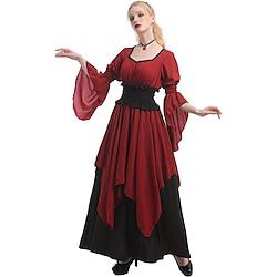 Medieval Renaissance Cocktail Dress Vintage Dress Prom Dress Outlander Women's Halloween Party / Evening Festival Dress Lightinthebox