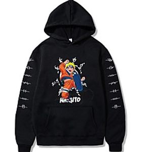 Inspired by Naruto Uzumaki Naruto Hoodie Anime 100% Polyester Anime Harajuku Graphic Kawaii Hoodie For Men's / Women's / Couple's miniinthebox