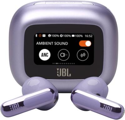 JBL Live Flex 3 Wireless Earbud Headphones, True Adaptive Noise Cancelling- Purple