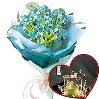 Bouquet Blocks With Remote Control String Lights Building Block Flower White Chrysanthemum Desktop Decoration Small Particles Diy Assembling Toy Creative Puzzle Toy Festival Gift Valentine's Day Lightinthebox - thumbnail