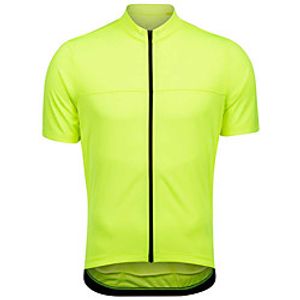 21Grams Men's Short Sleeve Cycling Jersey Summer Spandex Polyester Green Solid Color Fluorescent Bike Jersey Top Mountain Bike MTB Road Bike Cycling Quick Dry Moisture Wicking Breathable Sports Lightinthebox