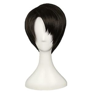 Attack on Titan/Shingeki no Kyojin Levi Ackermann Wigs Lusha Levi Ackerman Wig Cosplay Attack on Titan  Wigs Anime Synthetic Hair miniinthebox