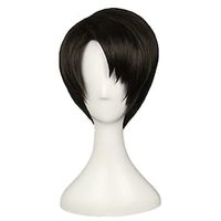 Attack on Titan/Shingeki no Kyojin Levi Ackermann Wigs Lusha Levi Ackerman Wig Cosplay Attack on Titan  Wigs Anime Synthetic Hair miniinthebox - thumbnail