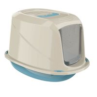 Georplast Galaxy Jumbo Cat Litter Box - Lightblue (Pack Of 2)