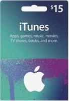 $15 USA Apple iTunes Gift Card (Instant Email Delivery)