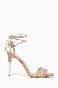 Francesca Baguette Leather Sandals