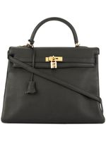 Hermès 2003 pre-owned Kelly 35 2way handbag Liegee - Black