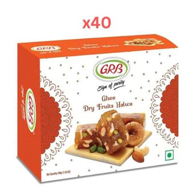 GRB Ghee Dry Fruits Halwa 200gm Pack of 40