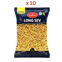 Haldirams Long Sev 200gm - Pack Of 10