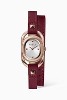 Studs Index Leather Quartz Watch, 24mm Studs Index Leather Quartz Watch, 24mm