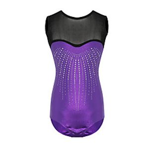 Kids' Dancewear Gymnastics Leotard / Onesie Beading Girls' Training Performance Elastane miniinthebox