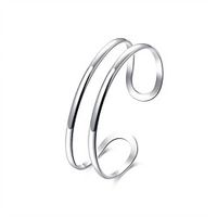 Men's Cuff Bracelet Retro Fashion Stylish Silver Plated Bracelet Jewelry Silver For Anniversary Gift Date Festival miniinthebox - thumbnail