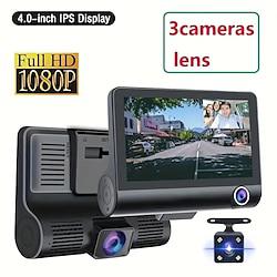 Hd 4.0 Car DVR Reversing Image Parking Guard Night Vision 3 Recording Camera Tachograph Lightinthebox