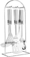 Prestige Progrip Utensil Set & Chrome Stand, 6 Piece, PR55185