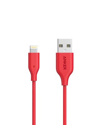 Anker Powerline Select + USB Cable With Lightning Connector 3 Feet Red