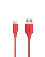 Anker Powerline Select + USB Cable With Lightning Connector 3 Feet Red - thumbnail