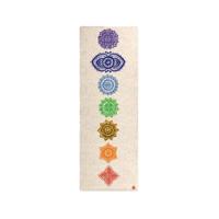 Shakti Warrior Bhakti Chakra Hemp Yoga Mat Exrtra Long And Extra Wide - Light Beige (84-Inch x 27-Inch x 2mm Thickness)