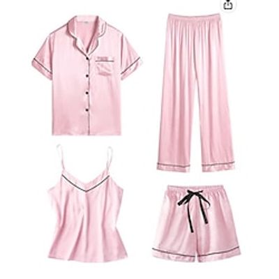 Adults' Pajamas Nightwear Solid Color Onesie Pajamas Pajamas Ice Silk Cosplay For Women's Dailywear Animal Sleepwear Cartoon Lightinthebox