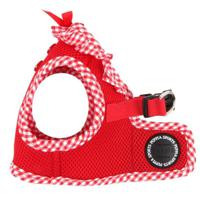 Puppia Vivien Harness B Red S Neck 8.26 Inch Chest 12.20 Inch - thumbnail