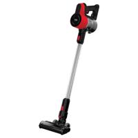 Beko ErgoClean VRT50121VR Cordless Vacuum Cleaner, 110 Motor Power, 550ml Dustbin Capacity, 2 Suction Mode, Electrical Turbo Brush With LED Light, Black & Red