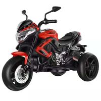 Megastar Ride On 12V Xblade Trike Electric Power Up Sports Motorbike For Kids, Red - 9888 red (UAE Delivery Only)