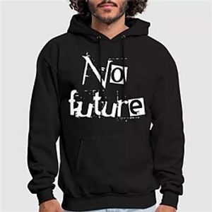Inspired by Punk  Gothic No future Hoodie Cartoon Manga Anime Front Pocket Graphic Hoodie For Men's Women's Unisex Adults' Hot Stamping 100% Polyester miniinthebox