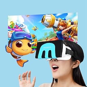 VR SHINECON Original 6.0 VR Headset Version Virtual Reality Glasses Stereo Headphones 3D Glasses Headset Helmets Support 4.7-6.53 inch Large Screen Smartphone Lightinthebox