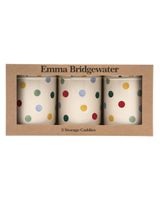 Emma Bridgewater Round Polka Dot Caddies Set of 3 1.68 Litres