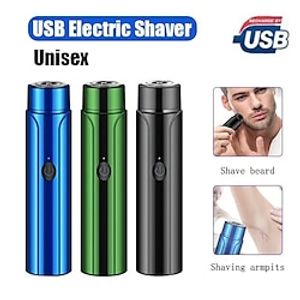 Men's Mini Electric Shaver Automatic Razor Trimmer Portable Beard Knife Shaver Rechargeable Razor Travel Car Mini Shaver Lightinthebox