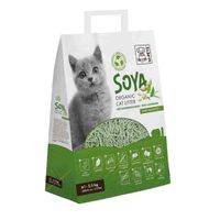 M-PETS Soya Organic Cat Litter Green Tea Scented 6L - 100% Biodegradable (Pack of 2)