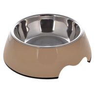 Nutrapet Melamine Round Bowl Brown S: 14 x 4.5 Cms 160/Ml 5.4Oz - thumbnail
