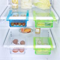 Plastic Kitchen Fridge Storage Rack Shelf Holder