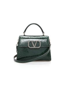 VSling Exclusive Leather Bag - Dark Green