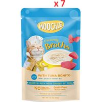 Moochie Creamy Broth With Tuna Bonito 40G Pouch (Pack Of 7)