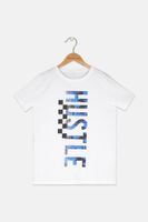Big Boys Hustle Graphic T-Shirt  Hustle White - thumbnail