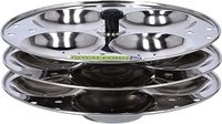 Royalford Stainless Idly Stand -3-Tier with 12 Pcs Capacity Idli Steamer-(RF9876)
