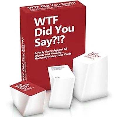 English Version Of European And American Card Game Best-Selling Board Game Wtf Did You Say Adult Party Game Lightinthebox English Version Of European And American Card Game Best-Selling Board Game Wtf Did You Say Adult Party Game Lightinthebox