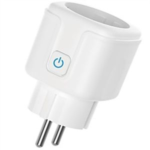 Tuya Smart Socket Alexa/Google Voice Timing European Standard WiFi Single Plug Smart Switch miniinthebox