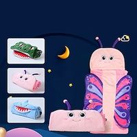 Children's Cartoon Butterfly Sleeping Bag, Children's Warmth and Anti Kick Plush Sleeping Bag, Foldable Baby Sleeping Bag Machine Washable, Cuddly Blanket for Girls and Boys Lightinthebox - thumbnail